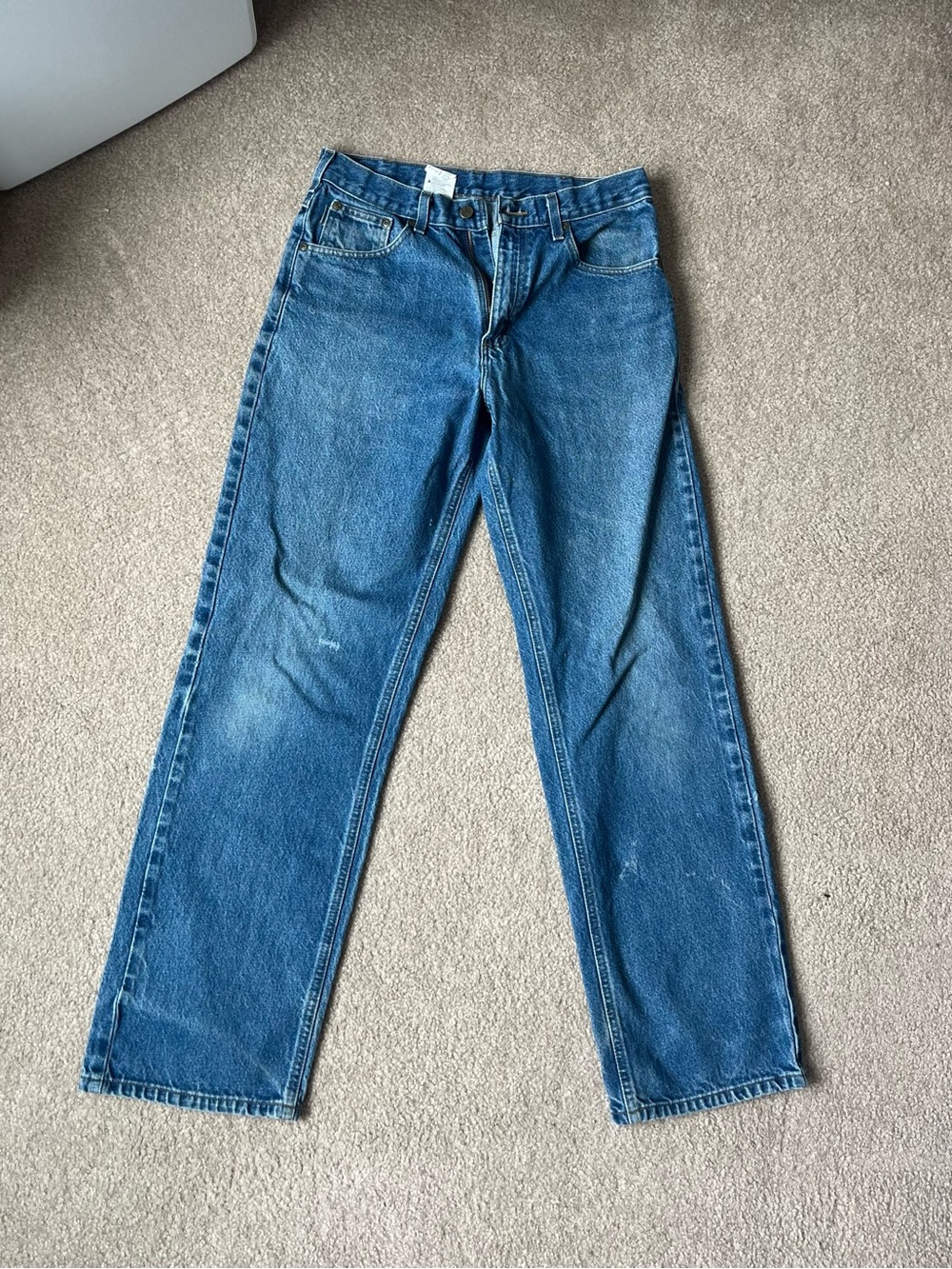 Carhartt Men's Medium Blue Straight Jeans